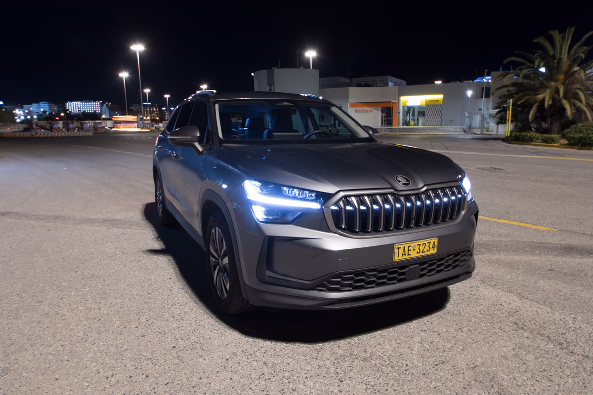 LP Taxi luxury SUV ready for airport transfers in Heraklion